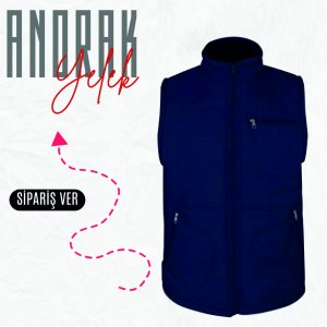 Anorak Yelek Lacivert