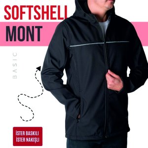 Softshell Mont Siyah