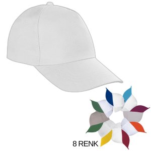 Beyaz Polyester Şapka